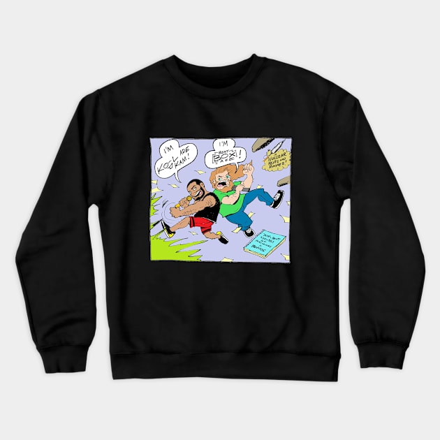Support Kam Komics Crewneck Sweatshirt by Kam Komics 